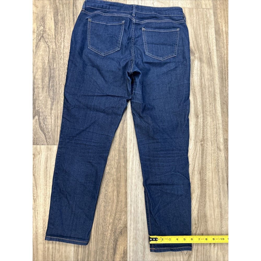 Old Navy Super‎ Skinny Jeans 10 32X26" Blue Mid Rise Stretch
